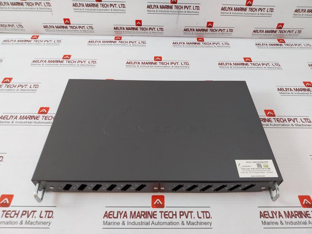 Iveonet Ifsd-24-sc-dx-ul-rm Fiber Optic Patch Panel Rack Mount W/ Adapter Plate