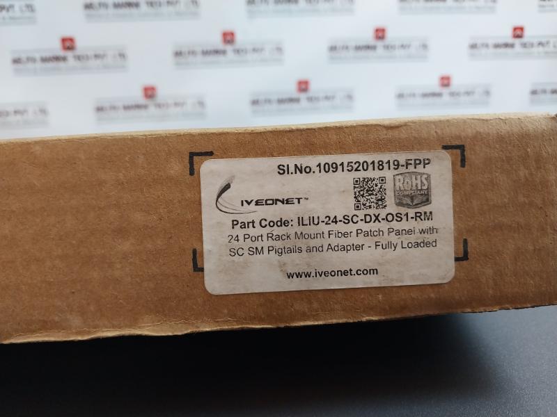 Iveonet Iliu-24-sc-dx-os1-rm 24 Port Rack Fiber Patch Panel