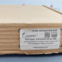 Iveonet Iliu-24-sc-dx-ul-rm 24-port Rack Mount Fiber Patch Panel