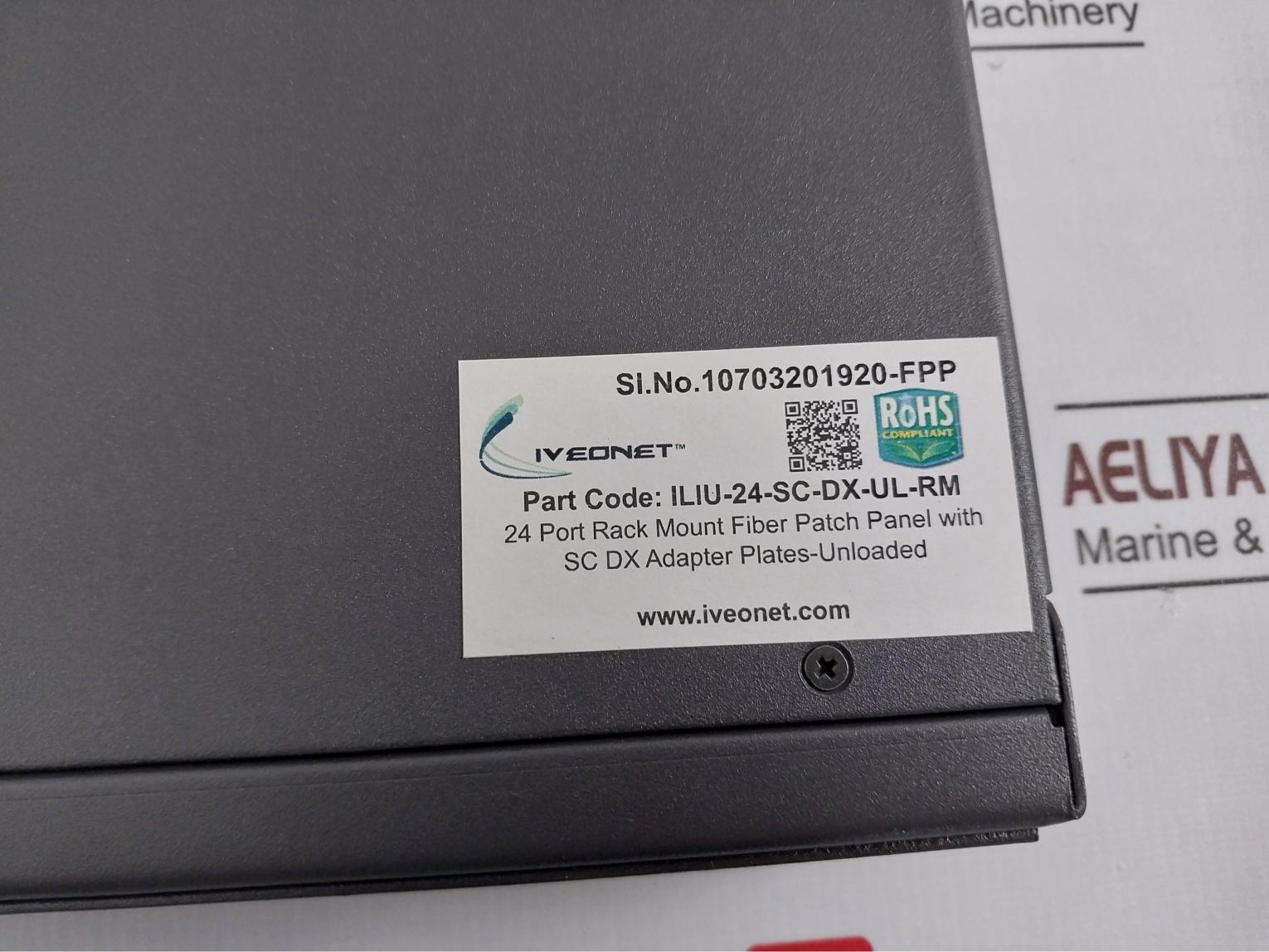 Iveonet Iliu-24-sc-dx-ul-rm 24-port Rack Mount Fiber Patch Panel