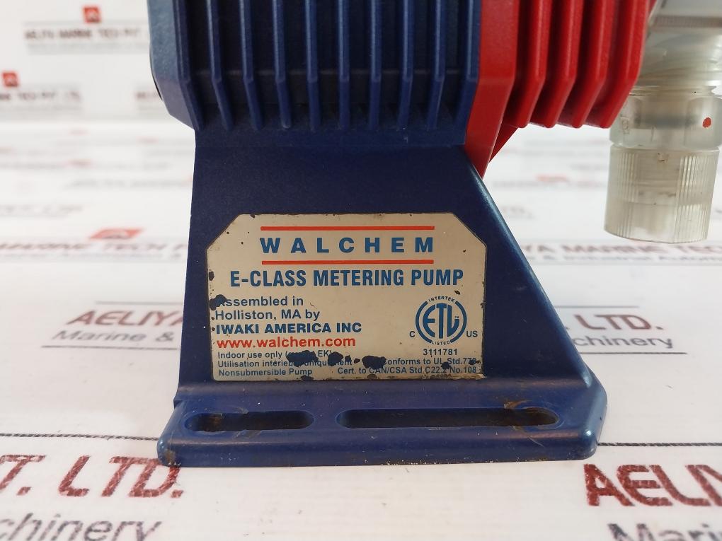 Iwaki Ezb20d1-vc Metering Pump 1.5 Gph 60 Psi