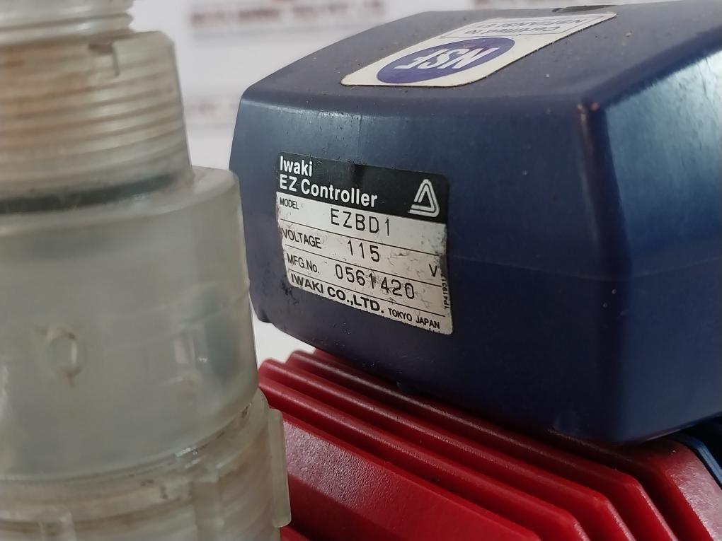 Iwaki Ezb20d1-vc Metering Pump 1.5 Gph 60 Psi