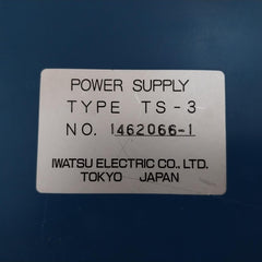 Iwatsu Electric Ts-3 Power Supply Ac 220V, Dc 12V 3A