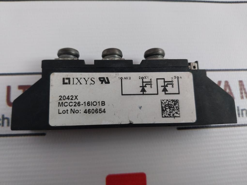 Ixys Mcc26-16Io1B Dual Thyristor Module