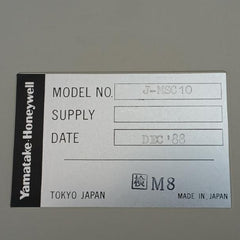 J-msc10 Control Module Yamatake-honeywell