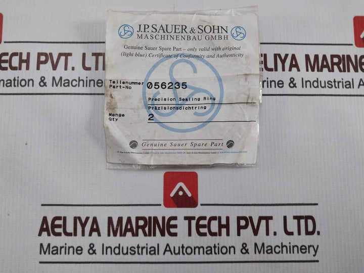 J.P. Sauer & Sohn 056235 Precision Sealing Ring Kit 031542