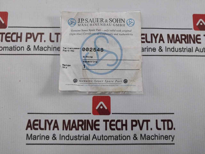 J.P. Sauer & Sohn 056235 Precision Sealing Ring Kit 031542