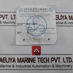 J.P. Sauer & Sohn 056235 Precision Sealing Ring Kit 031542
