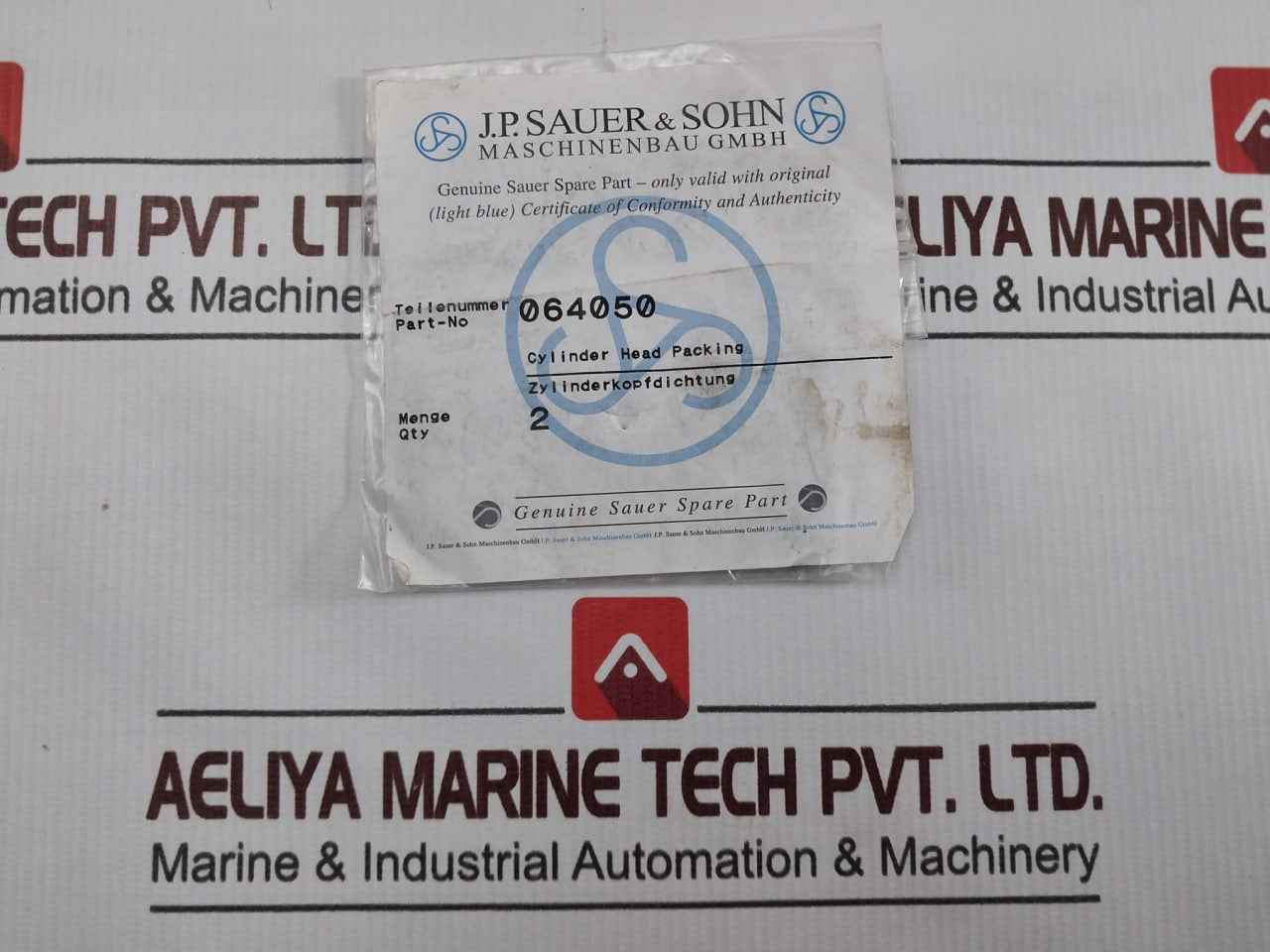 J.P. Sauer & Sohn 056235 Precision Sealing Ring Kit 031542