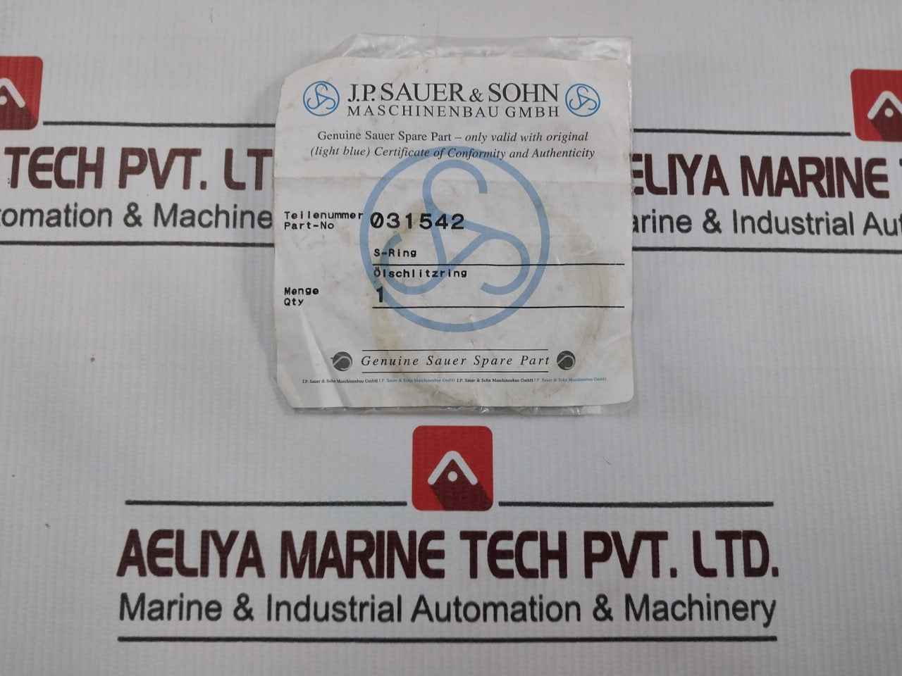 J.P. Sauer & Sohn 056235 Precision Sealing Ring Kit 031542