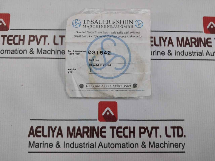 J.P. Sauer & Sohn 056235 Precision Sealing Ring Kit 031542
