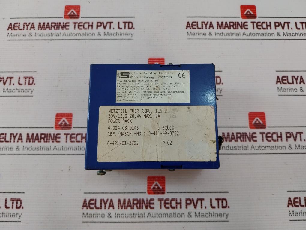 J.Schneider Elektrotechnik Nbpa 2402-q33G1M06-050615 Power Supply