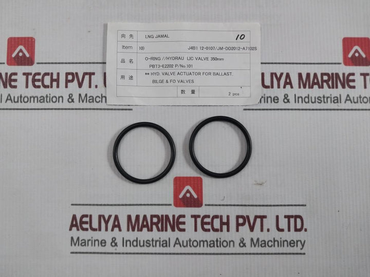 J4B1 12-0107/Jm-dd2012-a7102S O-ring Kit