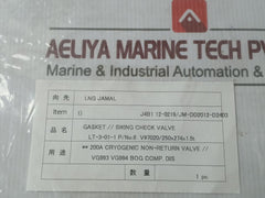 J4B1 12-0219/Jm-dd2012-d2403 Gasket For Swing Check Valve