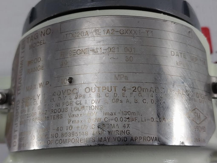 JTD920A-1E1A2-GXXX1-T1-Pressure-Transmitter-11-40Vdc-Yamatake-Honeywell-209881-14