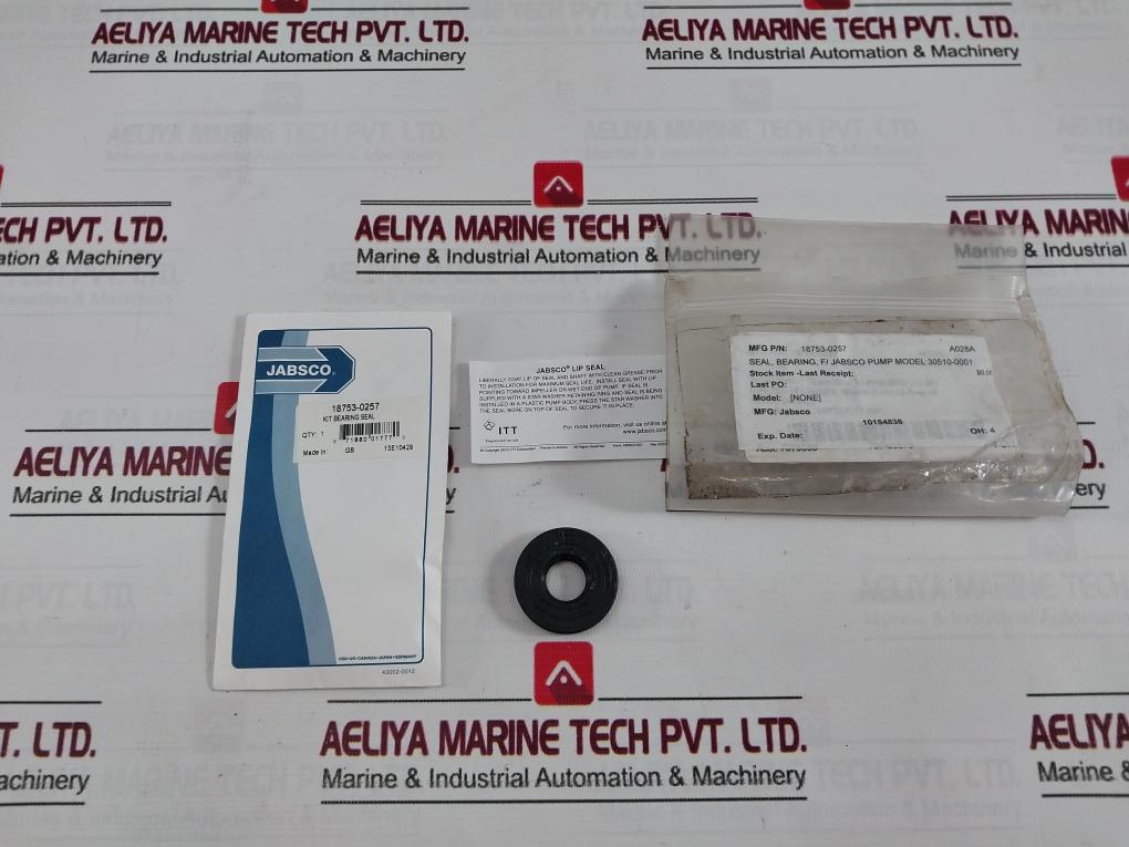 Jabsco 18753-0257 Lip Bearing Seal 43002-0012