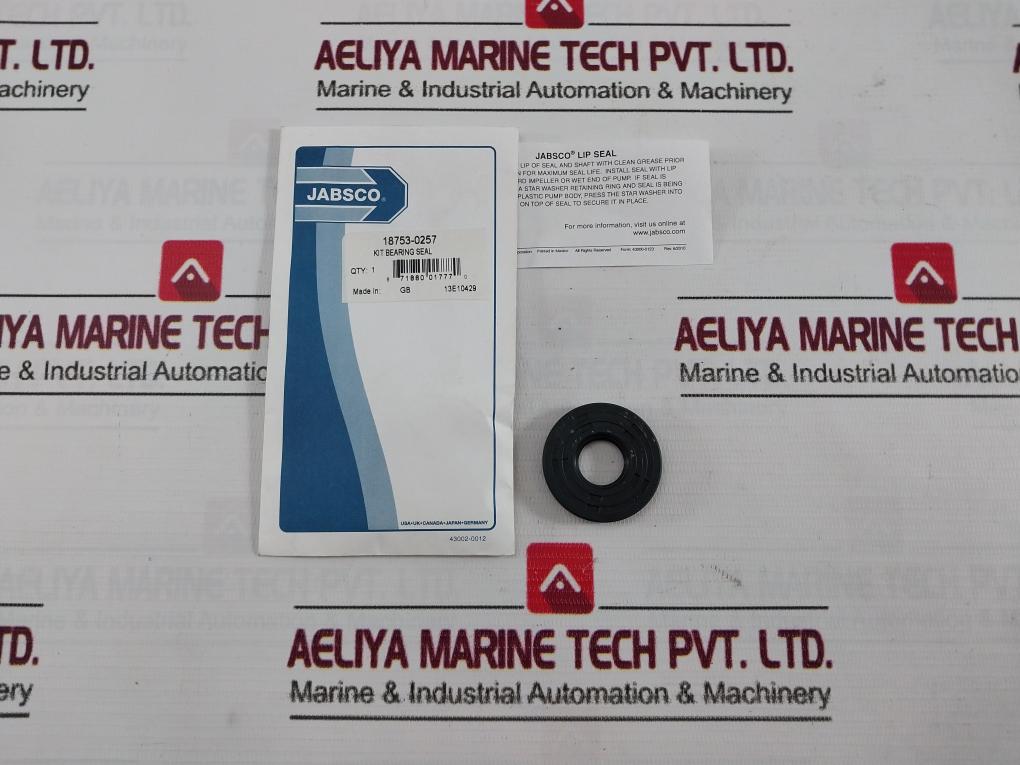 Jabsco 18753-0257 Lip Bearing Seal 43002-0012