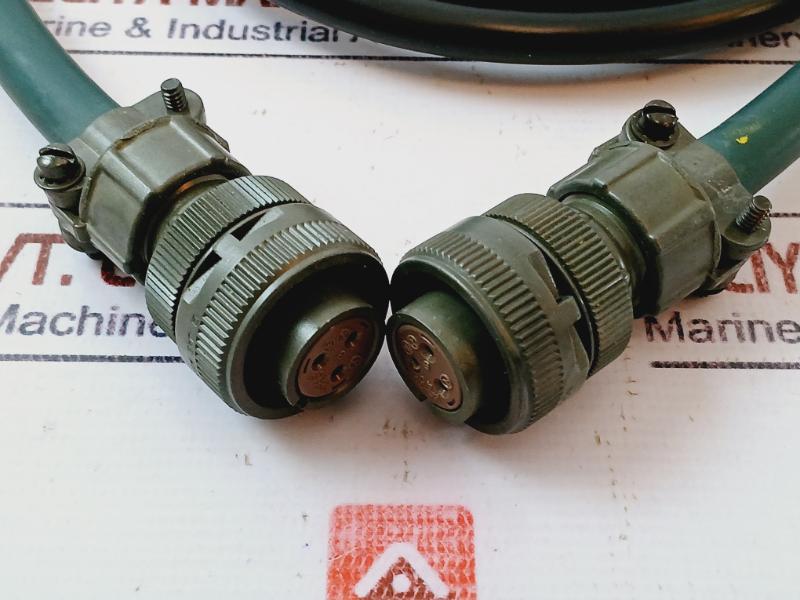 Jae Ms3106B14S-7S-zn Circular Connector Plug With Cable H-vct