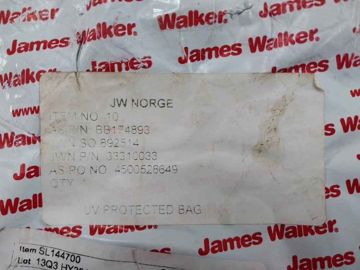 James Walker 33310033 Graphite Rubber Seal O-ring Sl144700