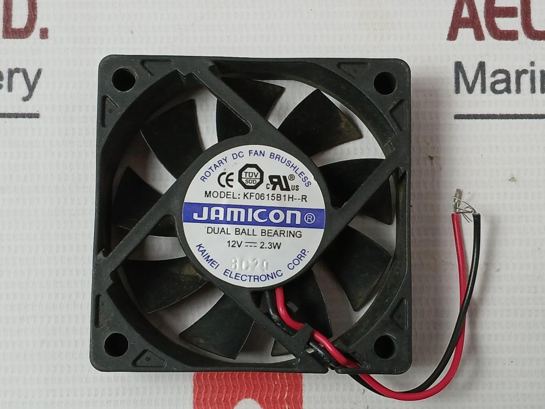 Jamicon Kf0615B1H--r Cooling Rotary Dc Fan 12V-2.3W 8C29