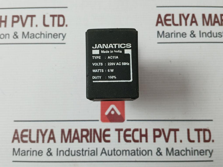 Janatics Ac11A Solenoid Coil 220V Ac 50Hz 6W 5D