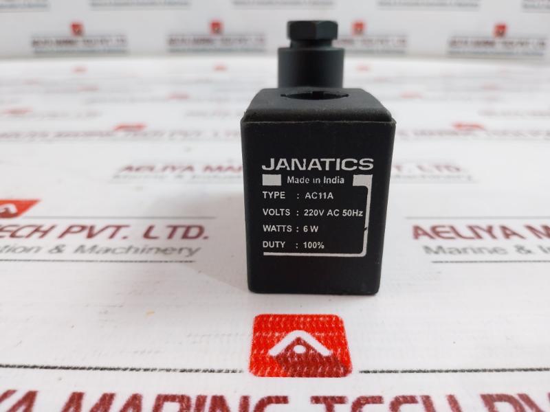 Janatics Ac11A Solenoid Valve Coil Pneumatic 6W 220V Ac 50Hz