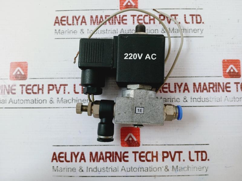 Janatics Ac11a Solenoid Valve 3/2 No 220v Ac 50hz 6w Max Pr 10bar