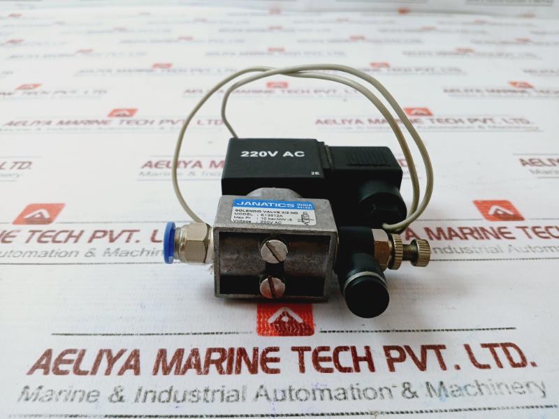 Janatics Ac11a Solenoid Valve 3/2 No 220v Ac 50hz 6w Max Pr 10bar