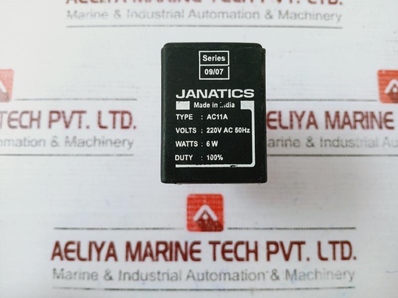 Janatics Ac11a Solenoid Valve Coil Pneumatic 220v Ac 6w 50hz