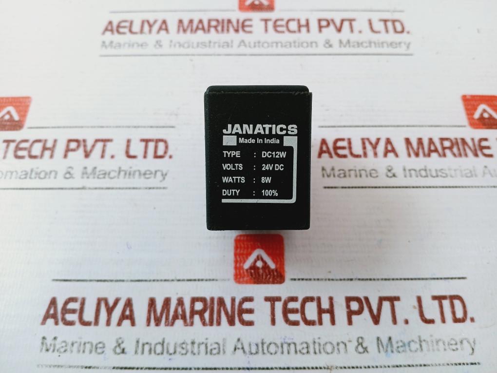 Janatics Dc12W Solenoid Coil 24V Dc 8W