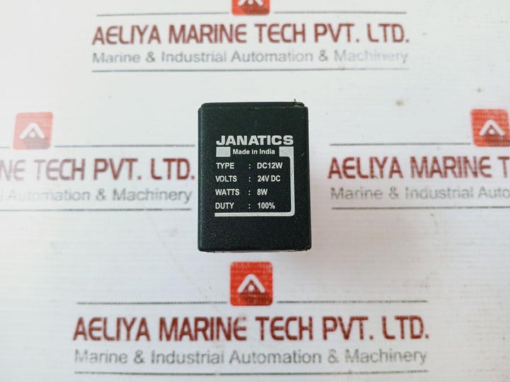 Janatics Dc12W Solenoid Coil 24V Dc 8W, 100%