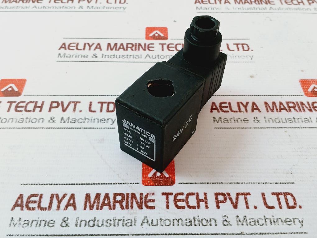 Janatics Dc12W Solenoid Coil 24V Dc 8W, 1V