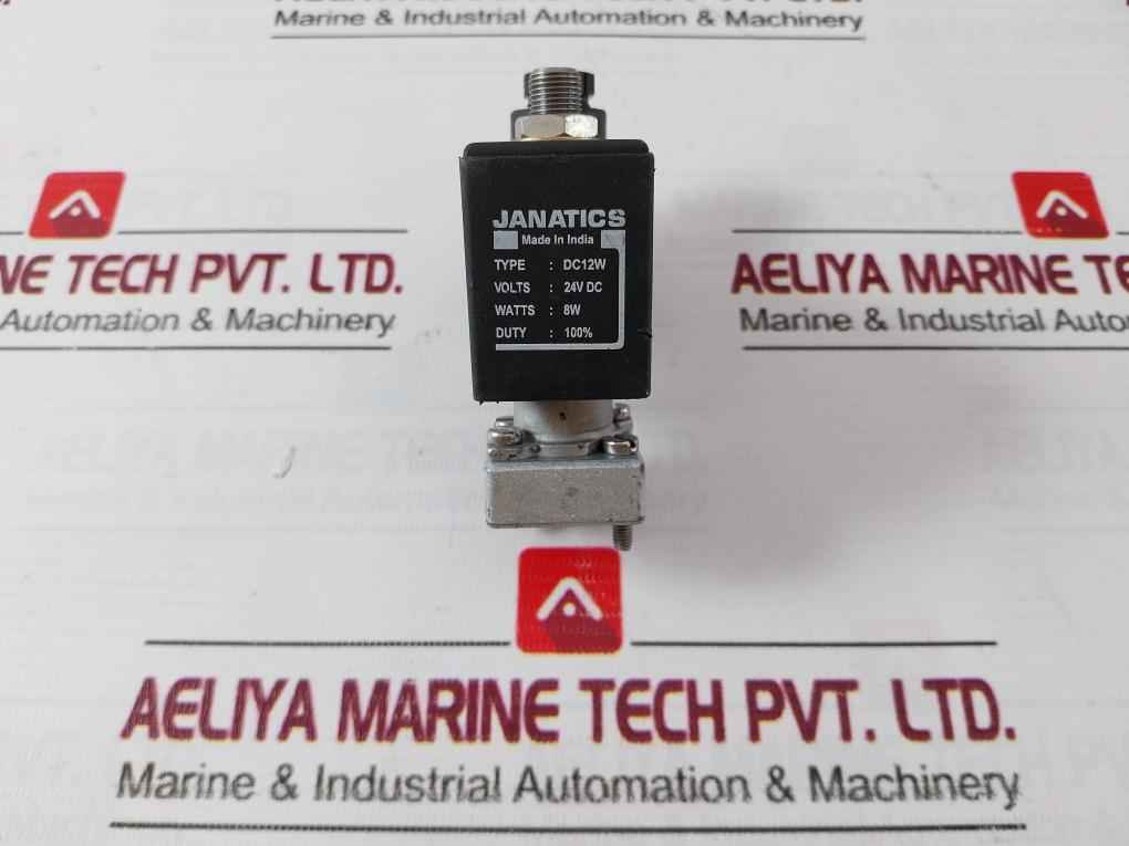 Janatics Dc12W Solenoid Valve 10 Bar 8W 24V Dc