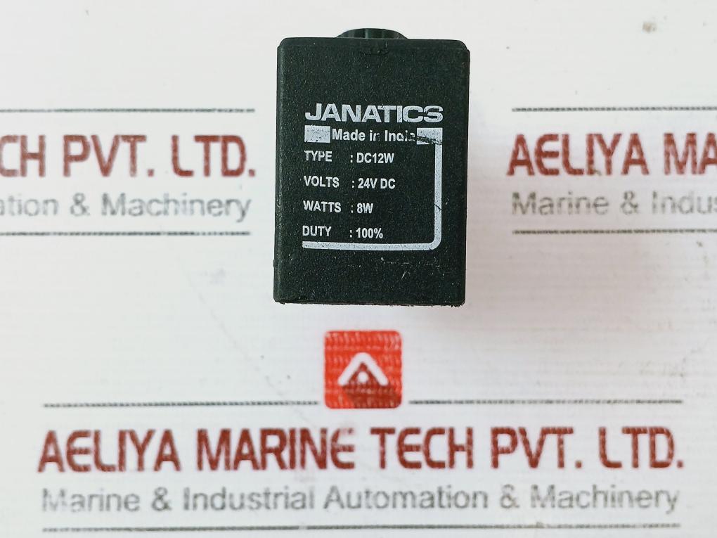 Janatics Dc12W Solenoid Valve 24V Dc 8W