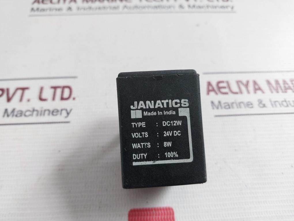 Janatics Dc12W Solenoid Valve 24Vdc