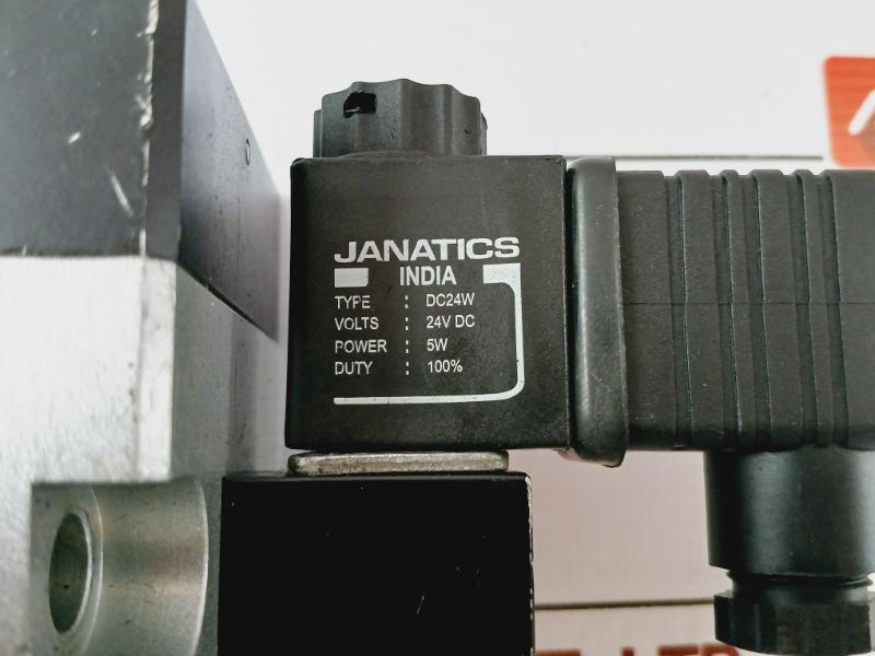 Janatics Dc24W Pneumatic Solenoid Valve, Cs70009, 24V Dc