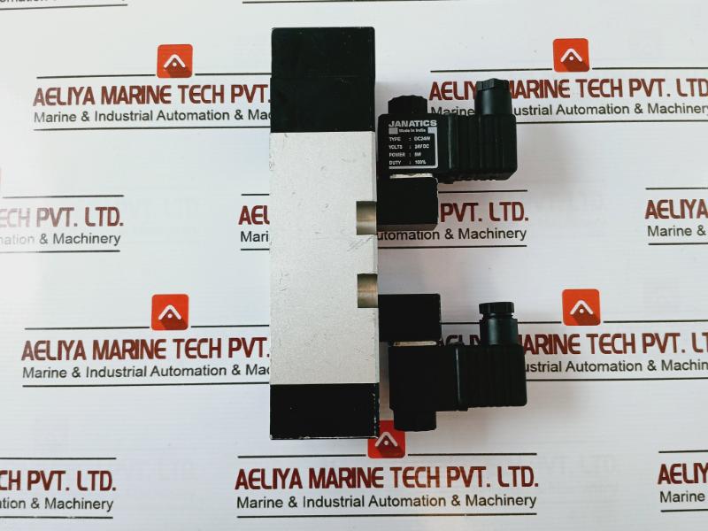 Janatics Dc24W Pneumatic Solenoid Valve, Cs70009, 24V Dc