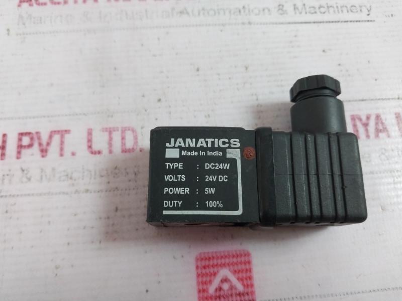 Janatics Dc24W Solenoid Valve 24V Dc 5W 5P