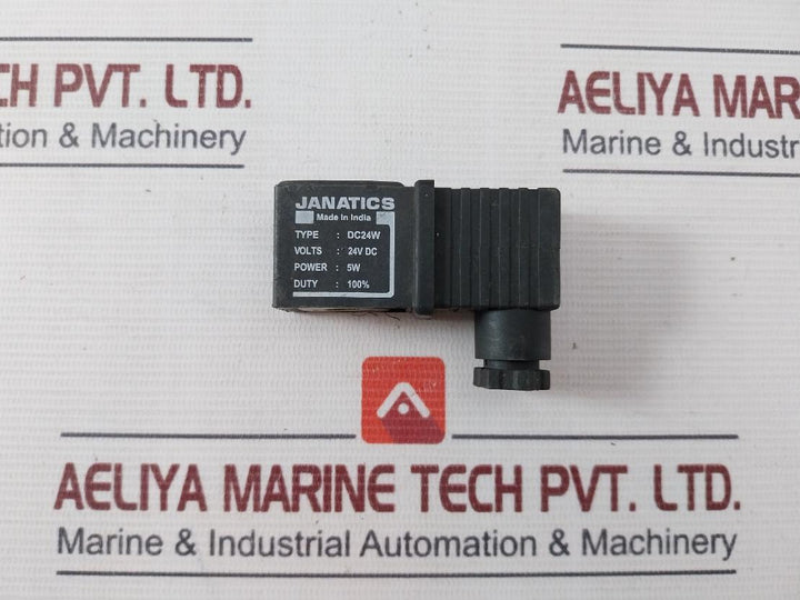 Janatics Dc24W Solenoid Valve 24Vdc-5W, Duty 100% 1S