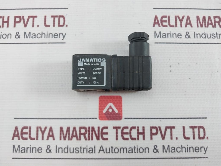 Janatics Dc24W Solenoid Valve Coil 24V Dc 5W Duty: 100%