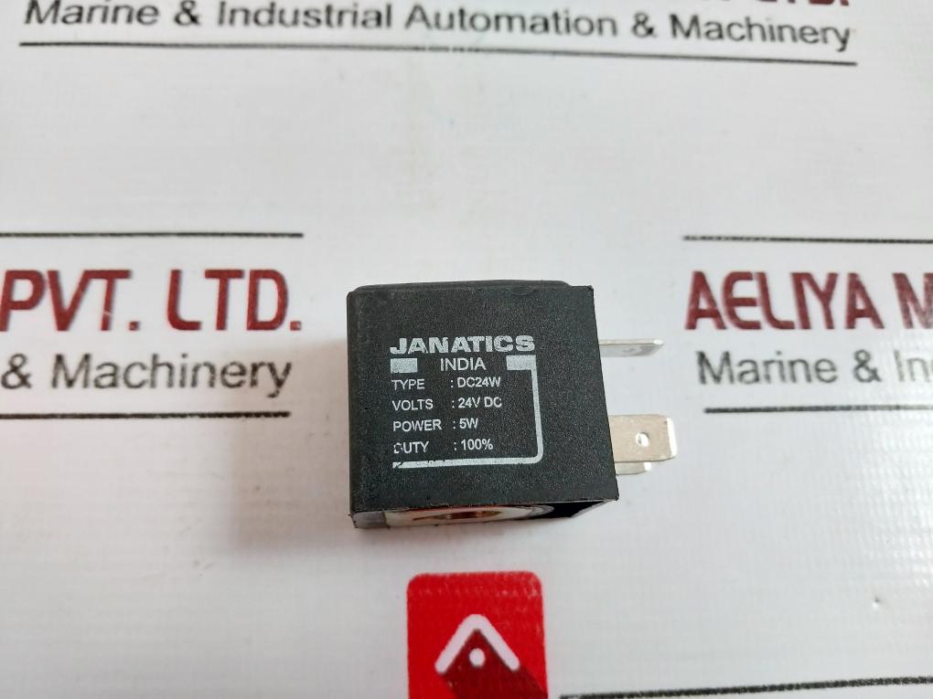 Janatics Dc24W Solenoid Valve Coil, 24V Dc, 5W