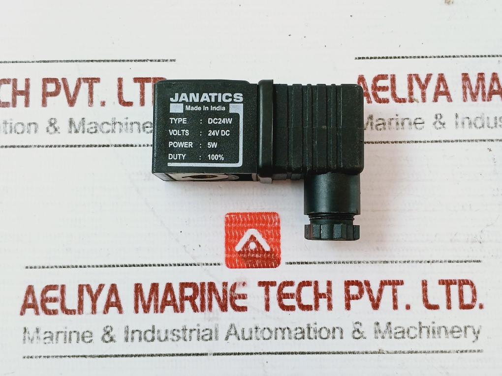 Janatics Dc24W Solenoid Valve 24V Dc 5W