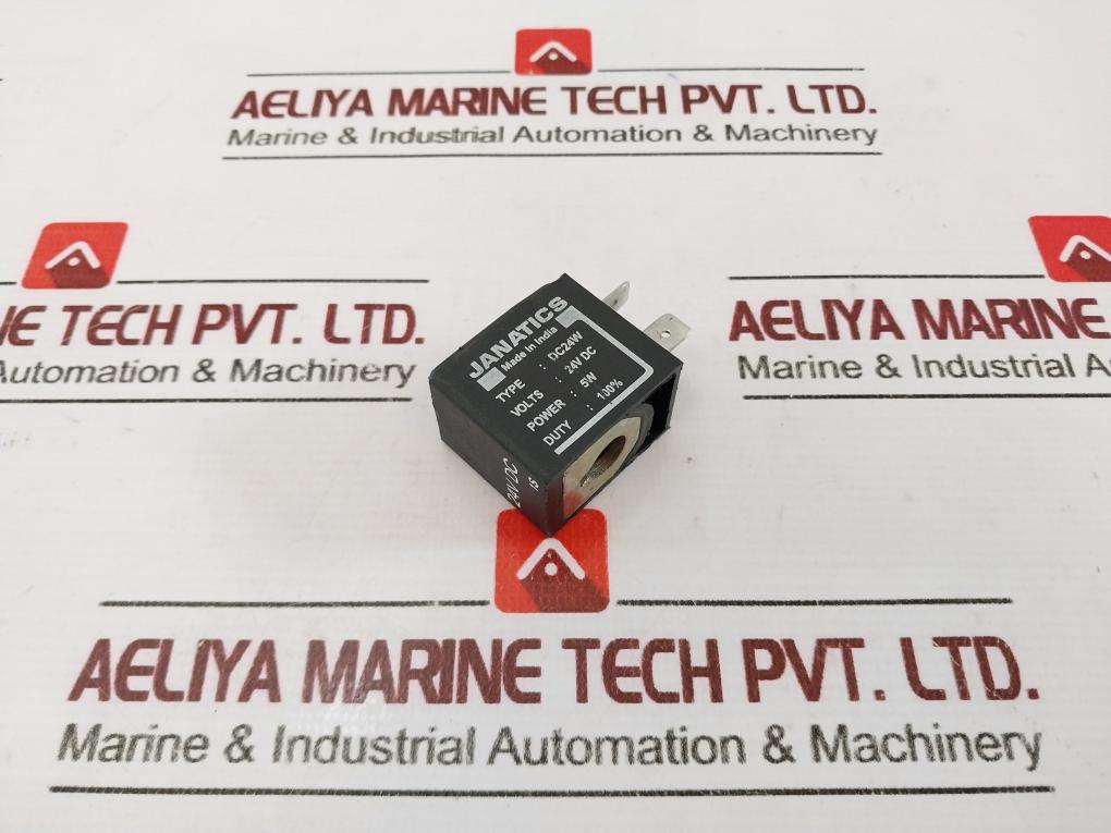 Janatics Solenoid Valve Dc24W-24Vdc, Duty 100%