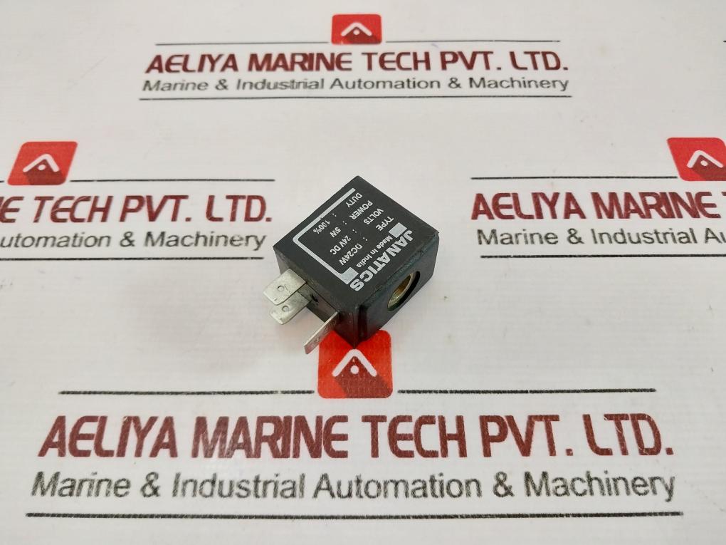 Janatics Solenoid Valve Dc24W-24Vdc, Duty 100%