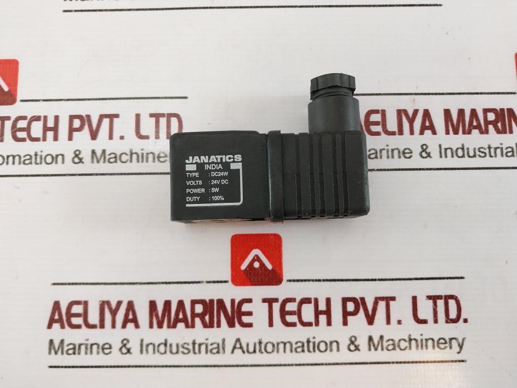 Janatics Dc24W Solenoid Valve 24Vdc-5W, Duty 100%