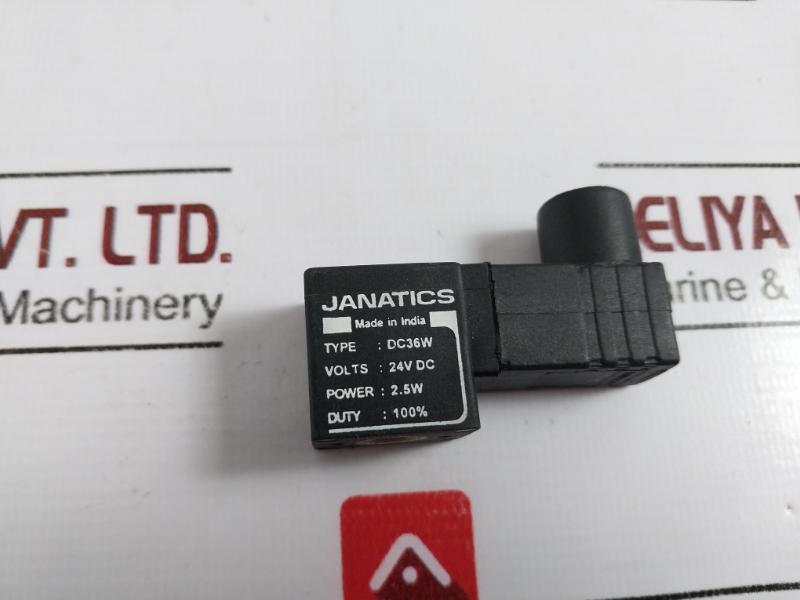 Janatics Dc36W Hydraulic Coil Valve 24V Dc 2.5W