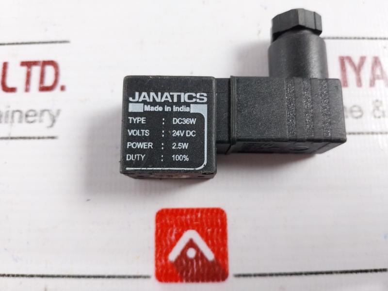 Janatics Dc36W Solenoid Hydraulic Coil Valve 24V Dc 2.5W