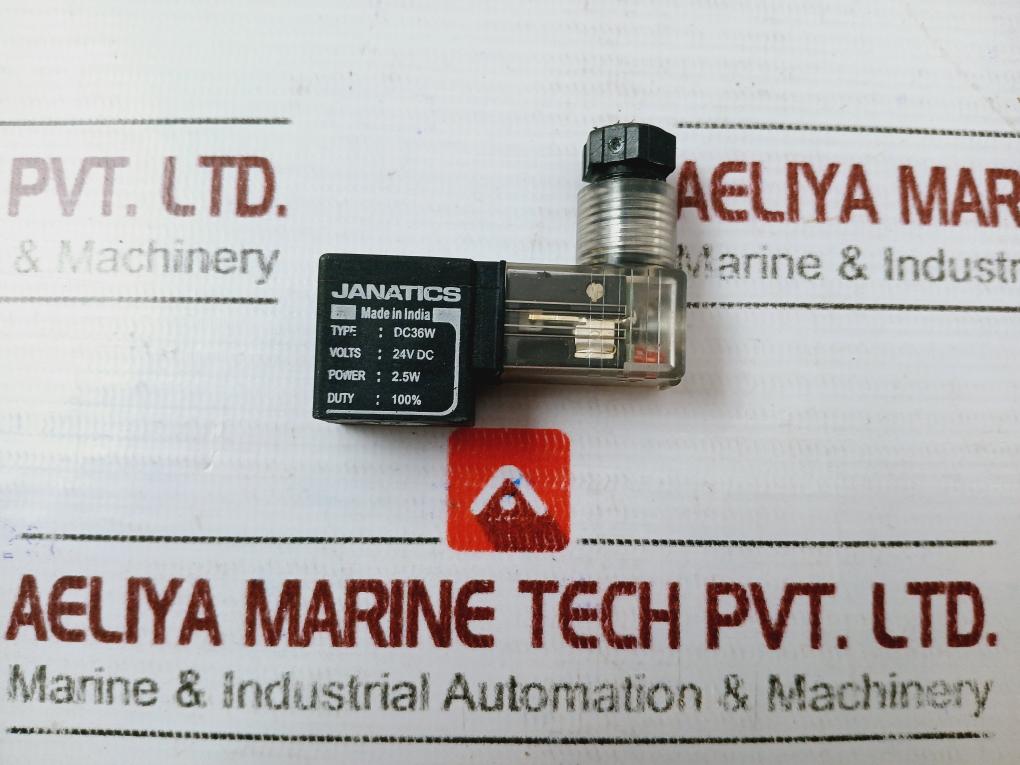 Janatics Dc36W Solenoid Valve Coil, 24V Dc, Duty 100%