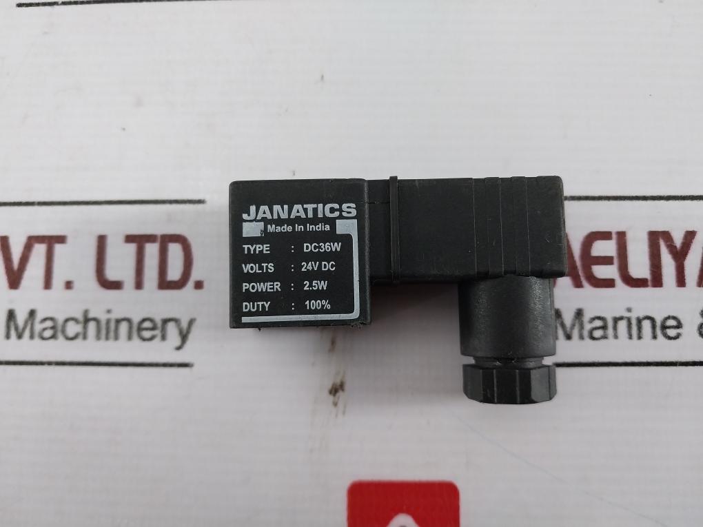 Janatics Dc36W Solenoid Coil, 24V Dc, 2.5W