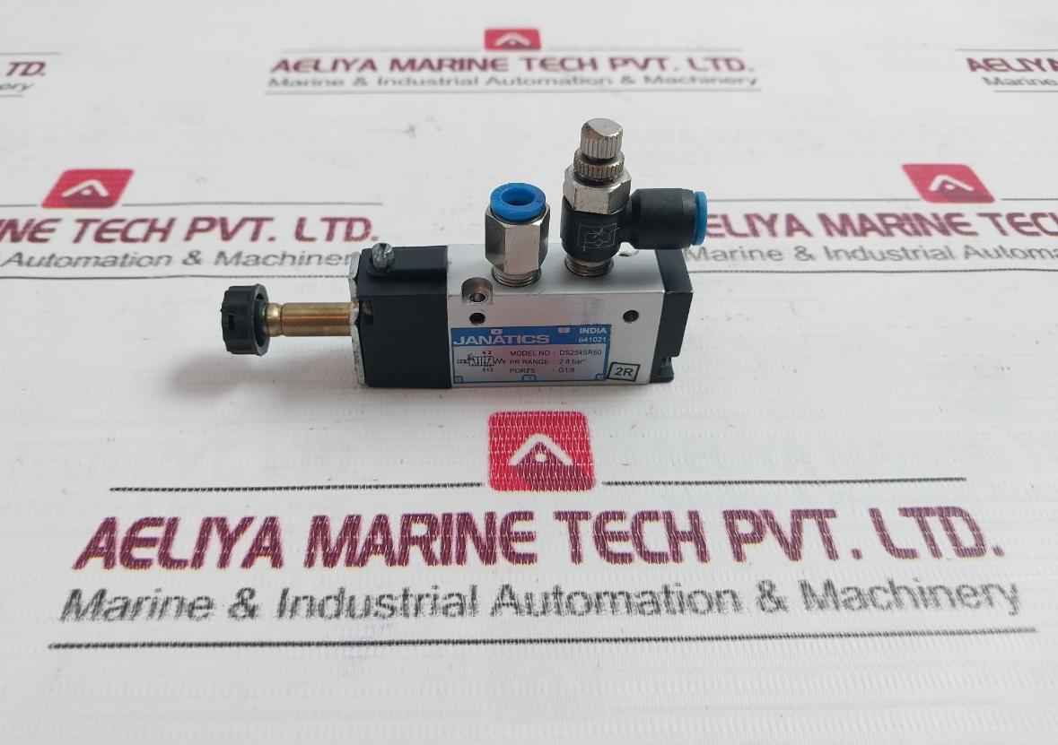 Janatics Ds254Sr60 Single Solenoid Pilot Operated Valve With Spring Return
